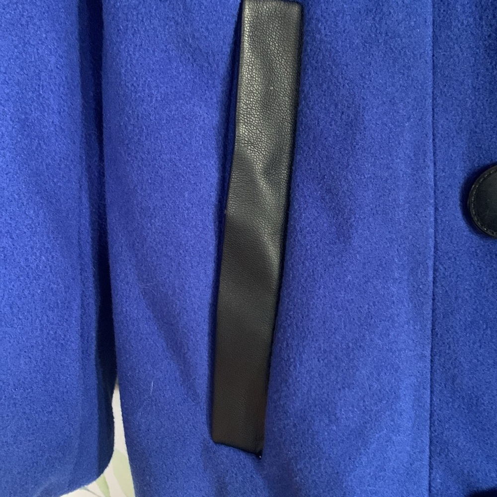Harve Benard Royal Blue Pea Coat - Picture 3 of 4